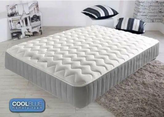 Memory Foam Mattress Quilted Sprung