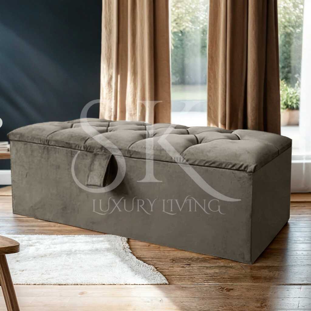 Chesterfield Furniture UK Big Ottoman With Storage
