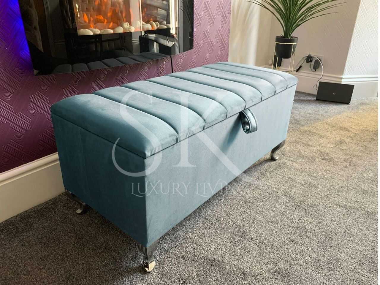 duck egg ottoman