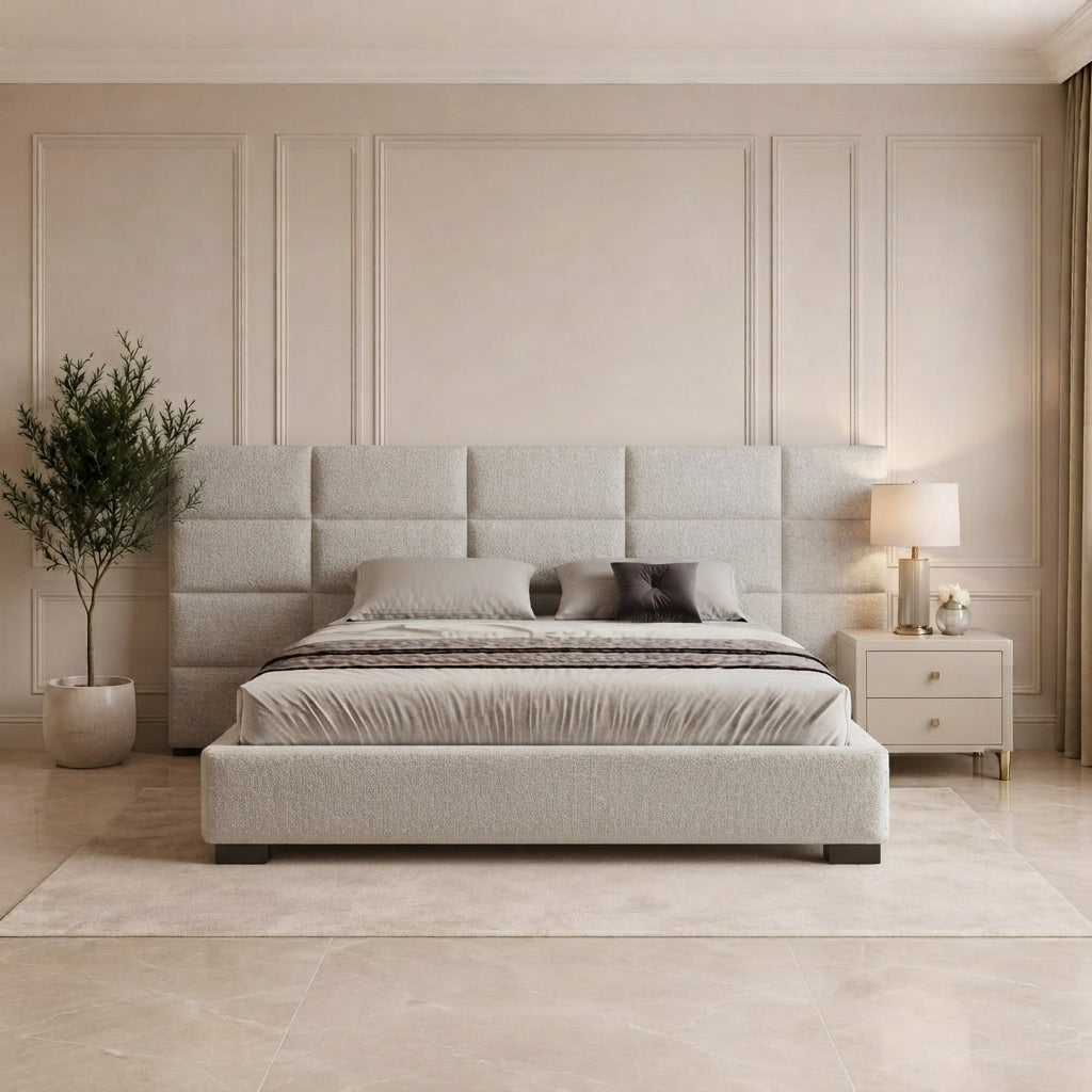 Luxe Panelled Bed
