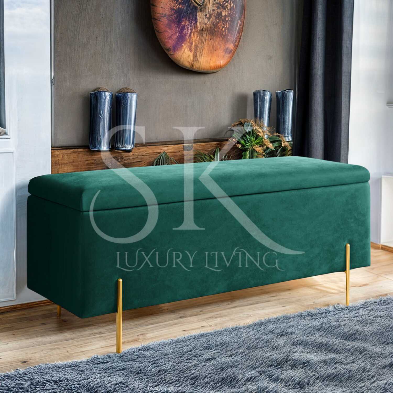 Green Ottoman