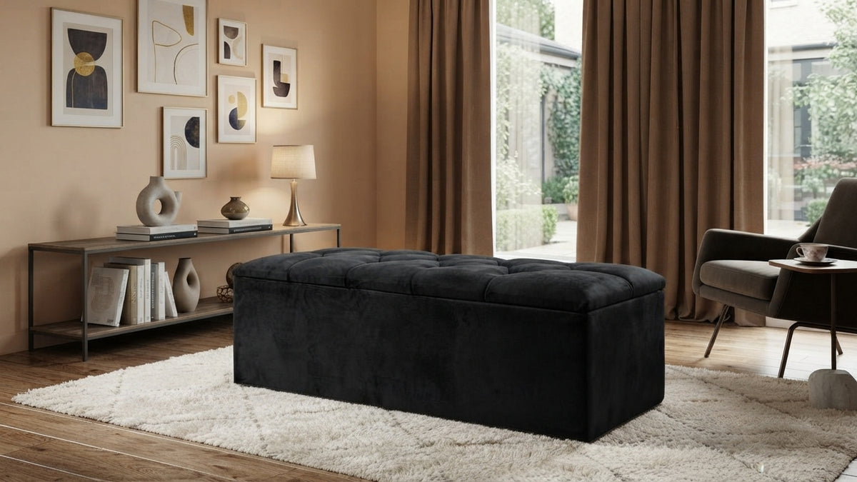 Chesterfield Furniture UK Big Ottoman With Storage