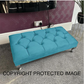 Footstool Luxury Coffee Table Pouffe Soft Padded Top Beautifully Hand Crafted